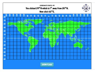 Coordinates Online Latitude And Longitude Learning Game 