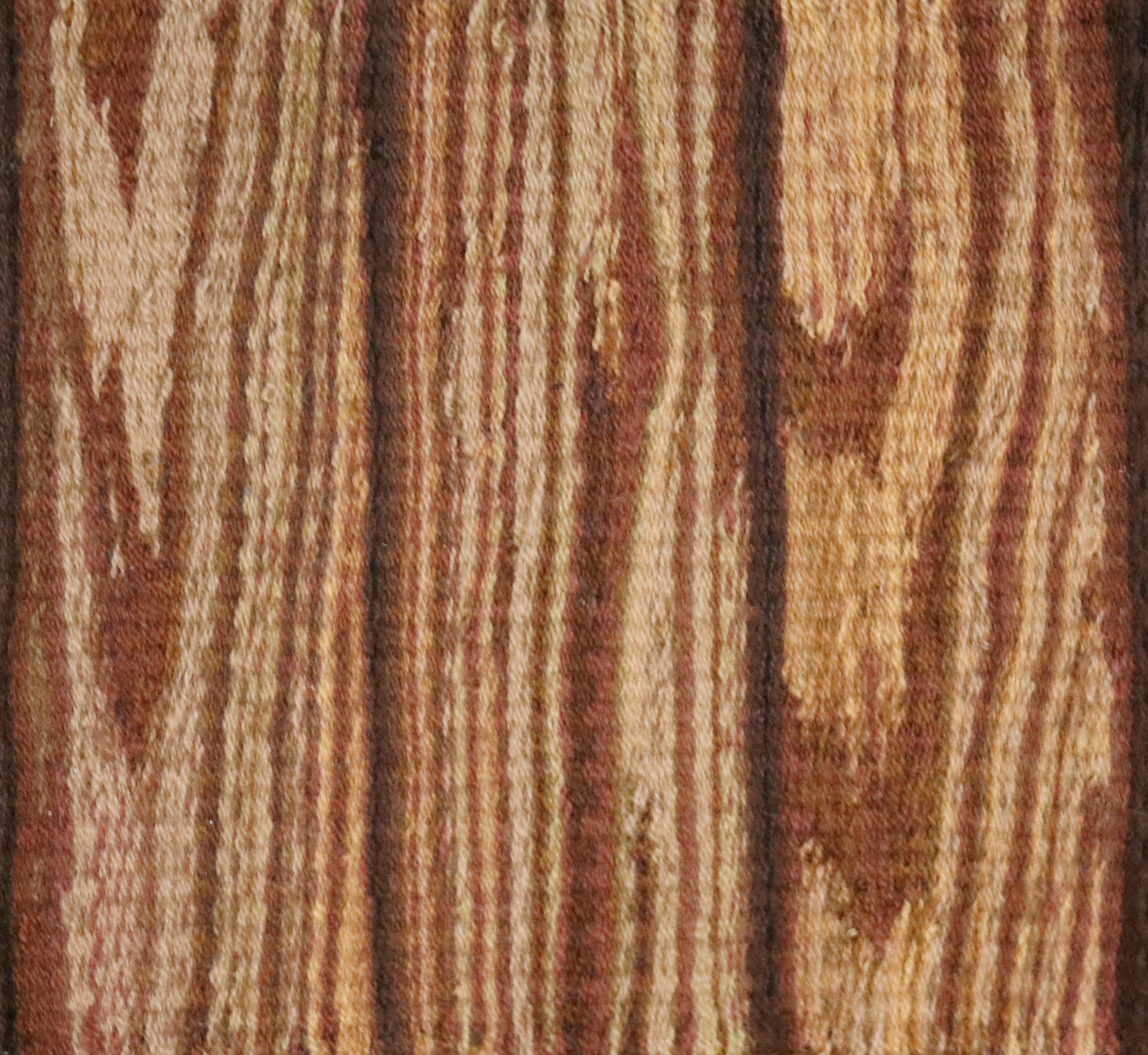 Sojourn, 2020, 9.5" x 10.5," Woven Cotton and Wool