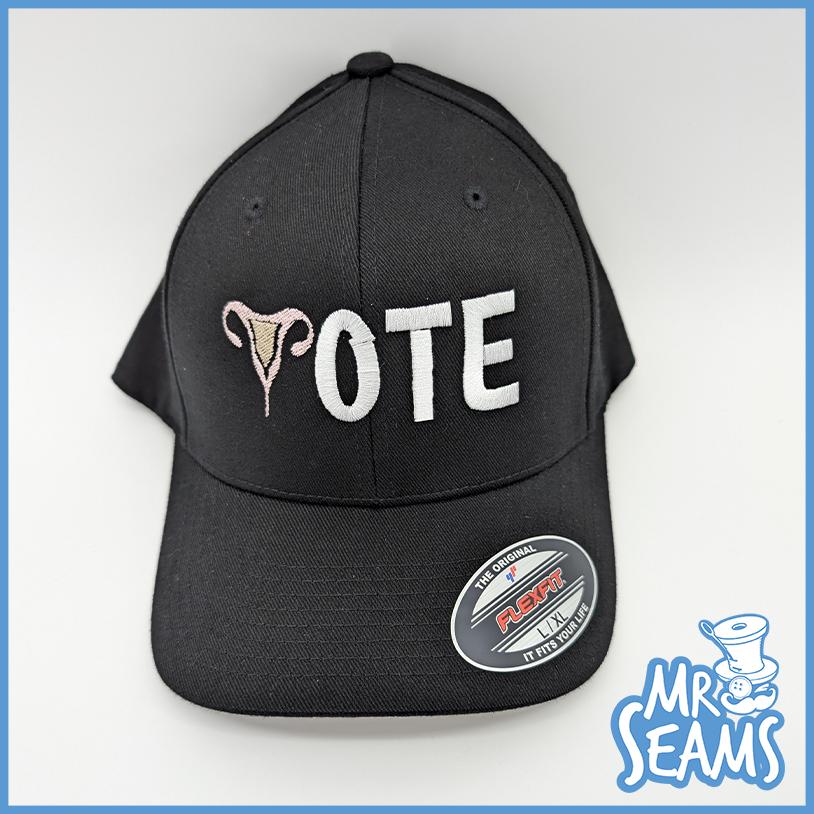 Vote Uterus Hats and Beanies
