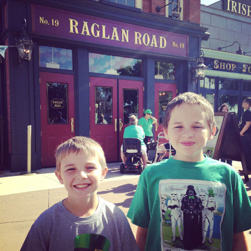 St. Patrick's Day brunch at Ragland Road.