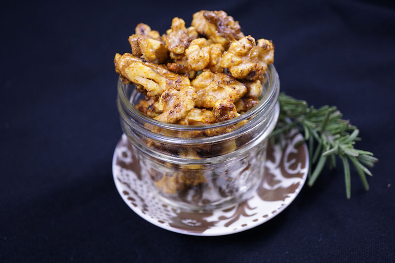 Curried Maple Walnuts