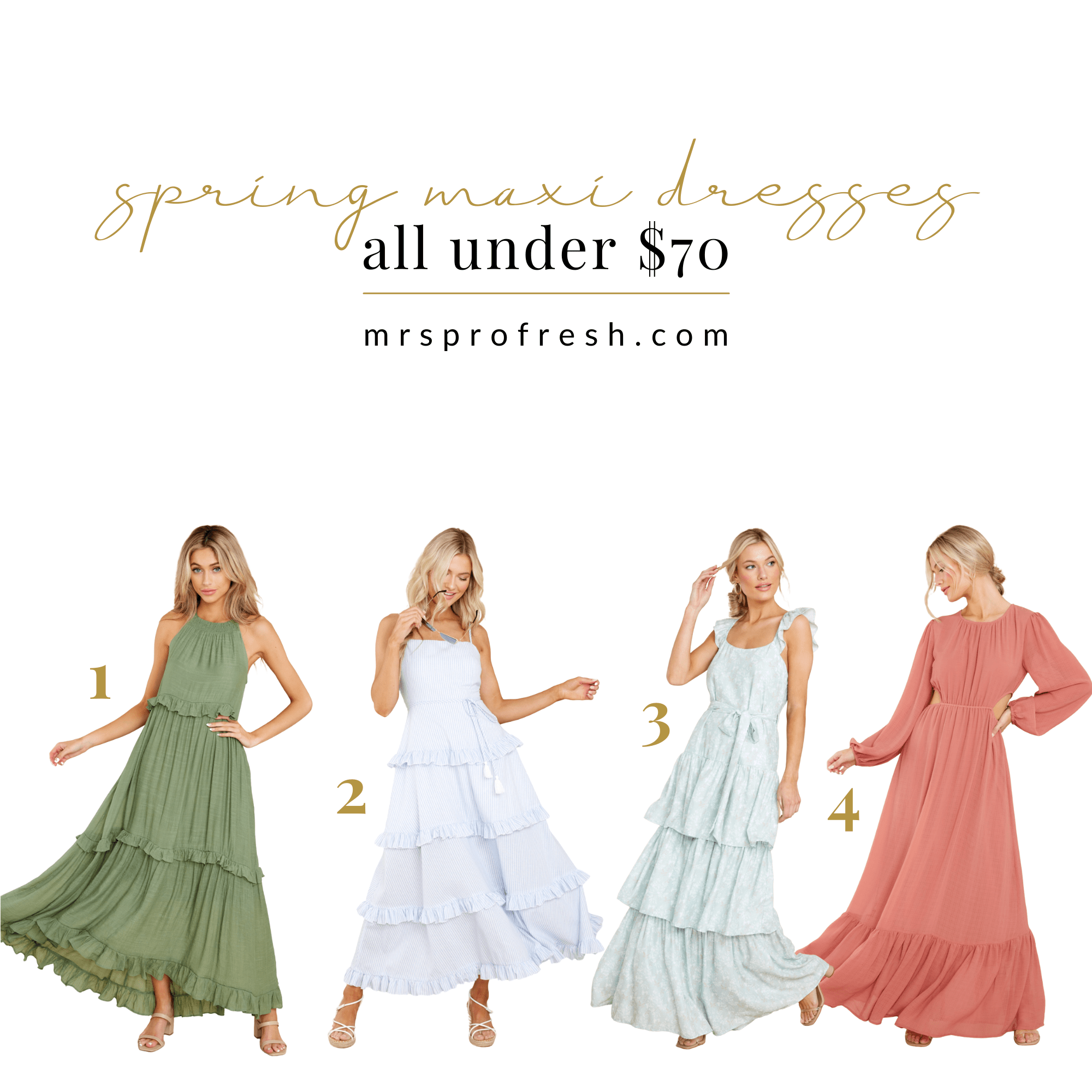 Spring Maxi Dress Picks