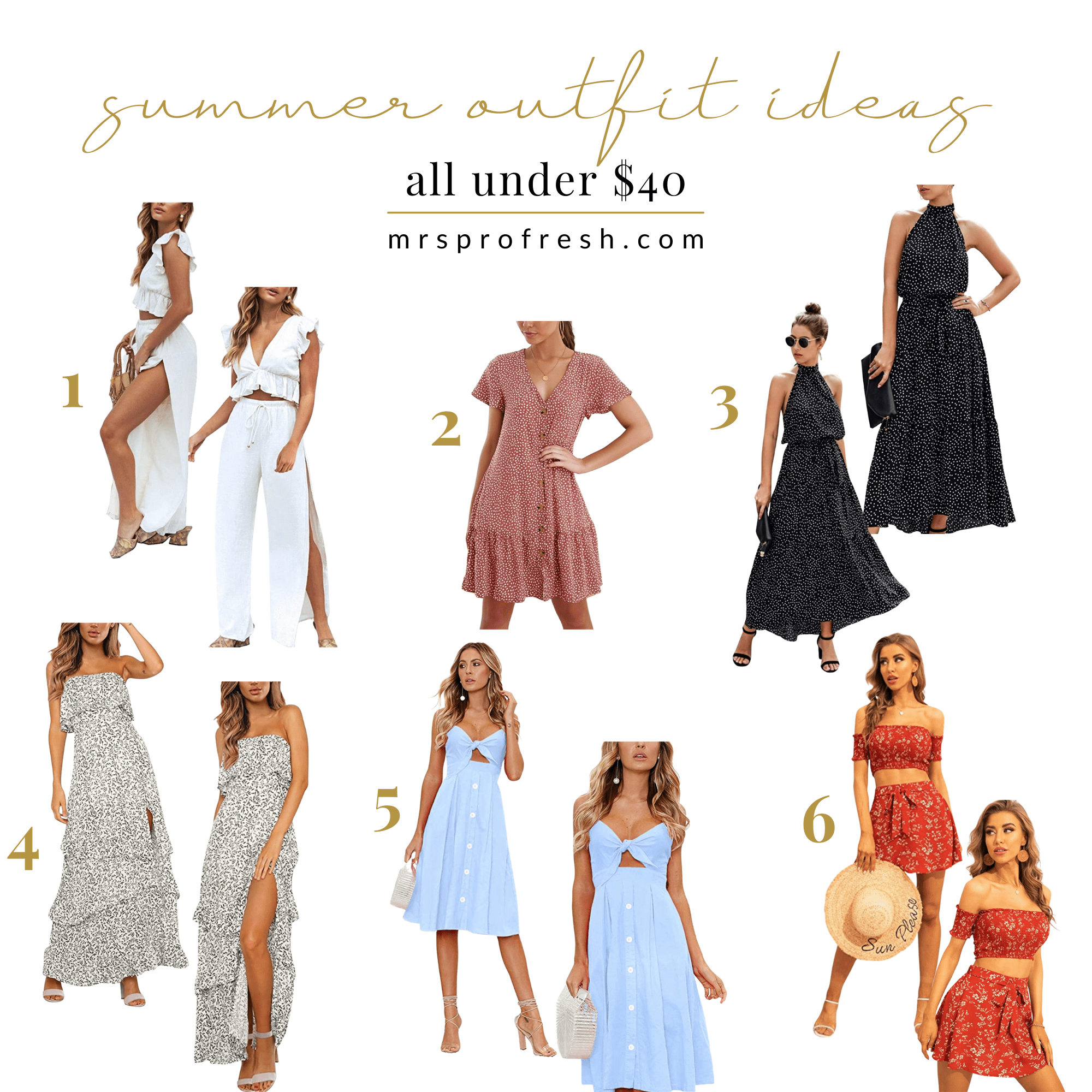 Fresh Friday Finds: 6 Cute Outfit Ideas for Summer