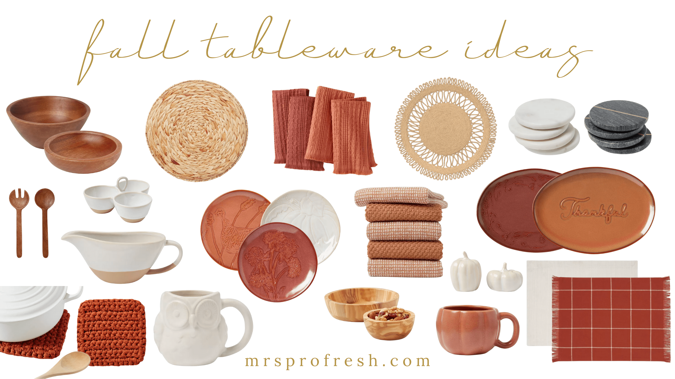 Fall Tablescape: Tableware Under $15