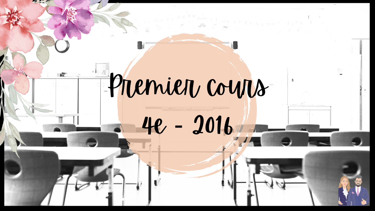 Premier cours anglais 4e