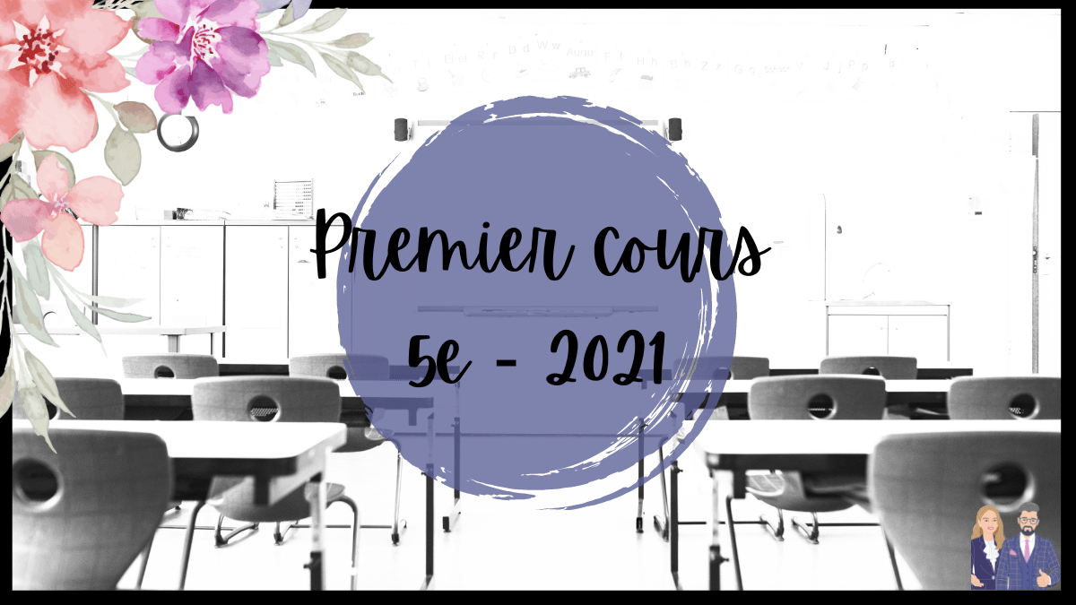 Premier cours de 5e 2021