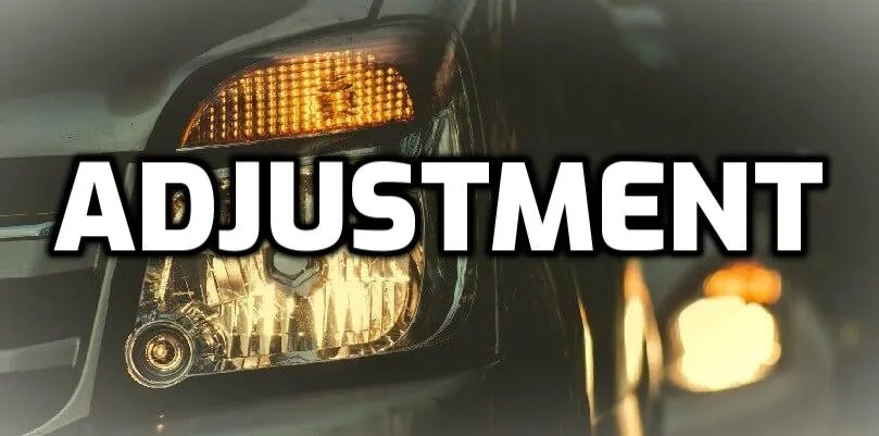 Headlight Adjustment With Chart