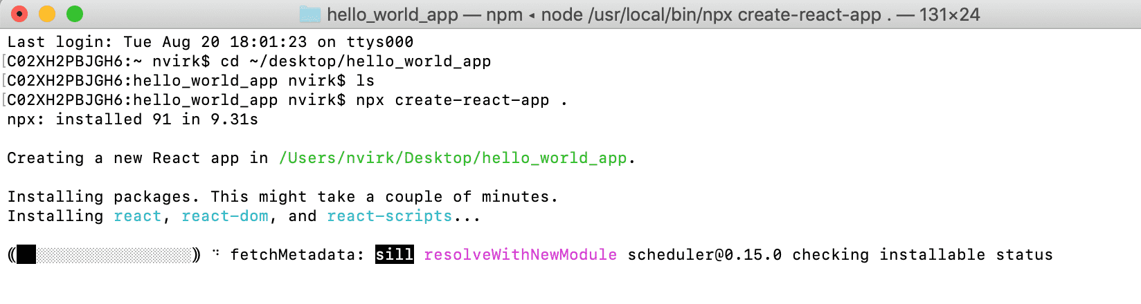 How to Create a Hello World App in React.js ? Creating your First React ...