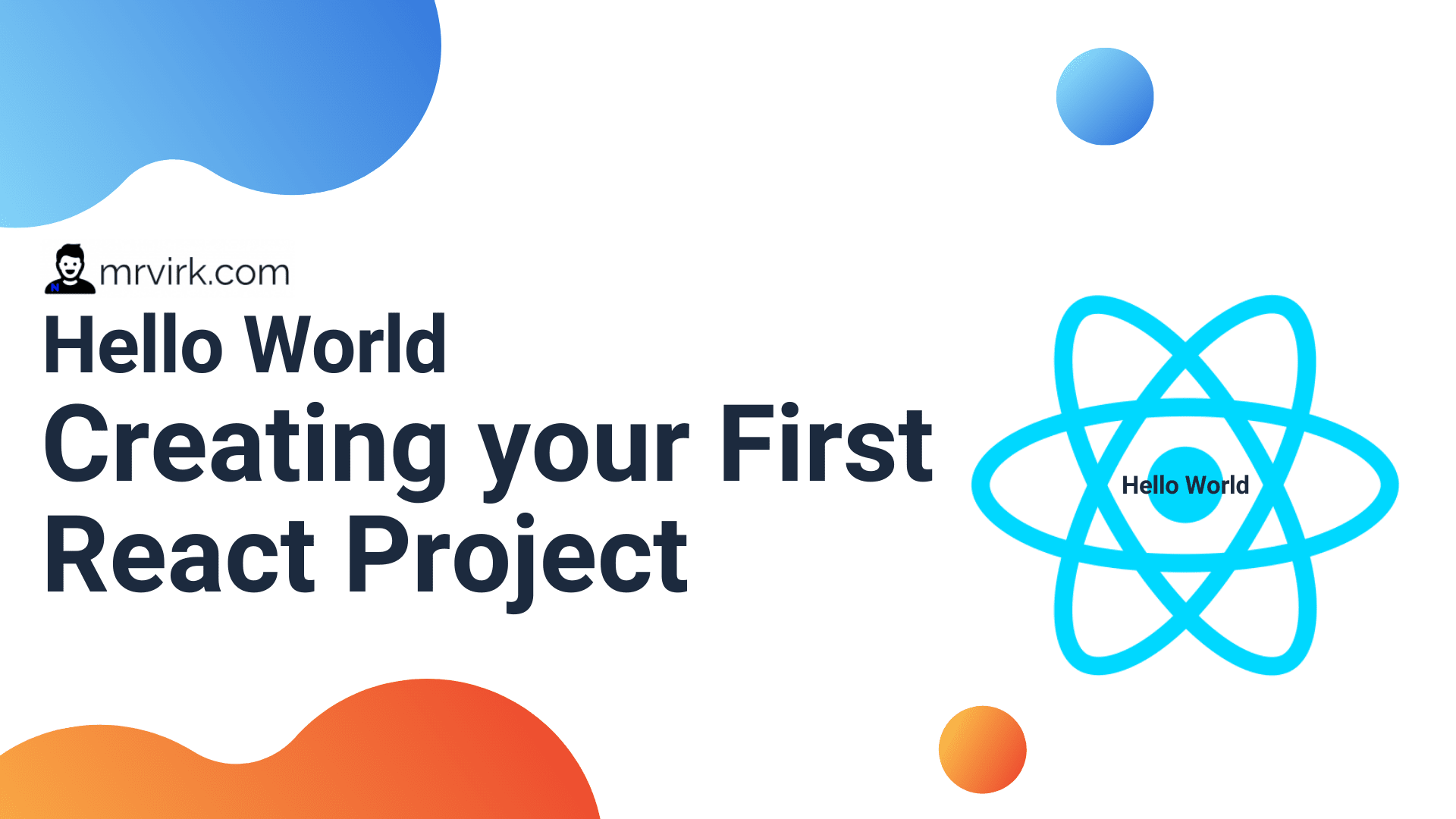 hello world react project