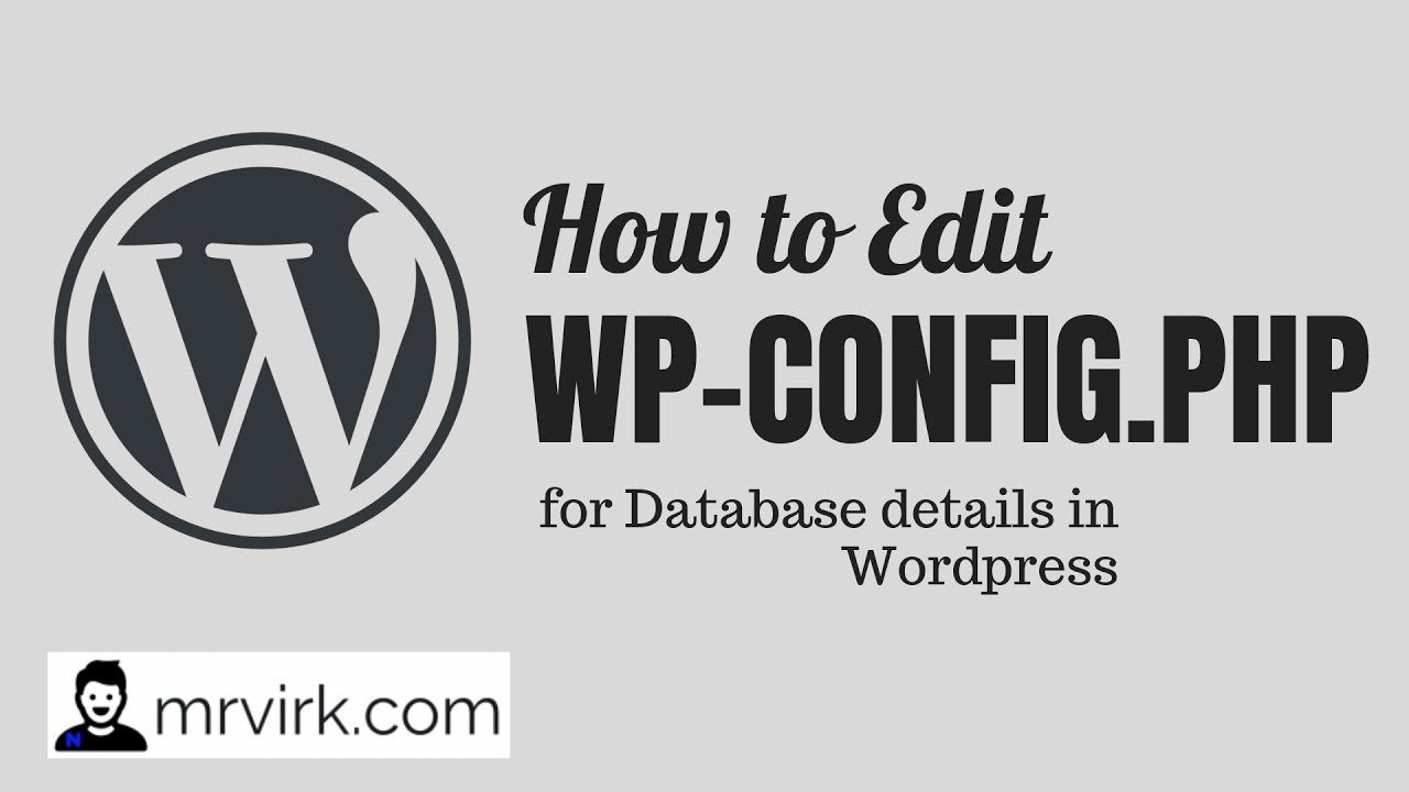 How to Edit wp-config.php File in WordPress