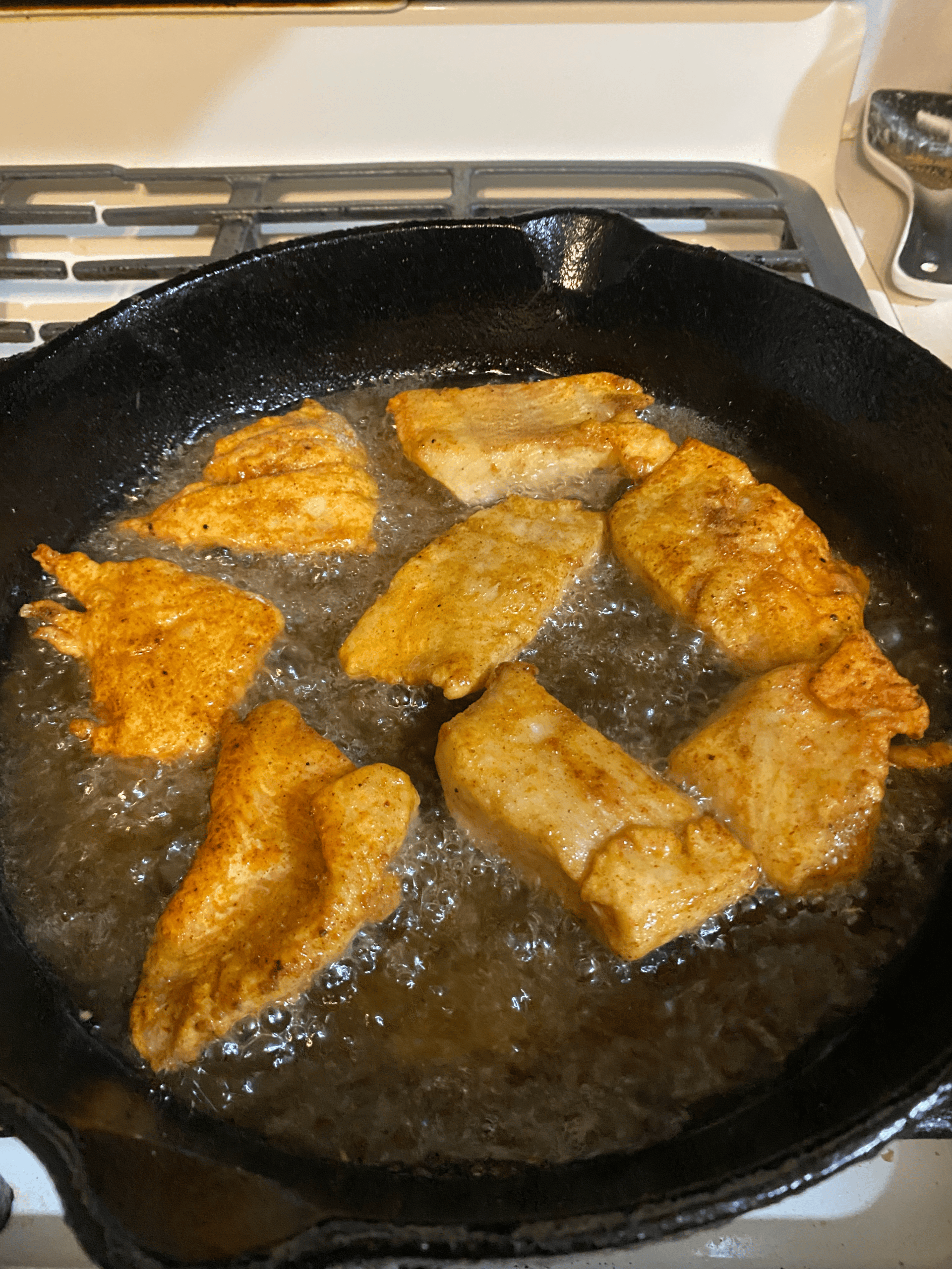 breading mix with walleye