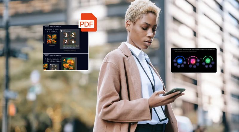 Track Your Pdf Documents Online - Stunning Gradient Pattern - High Resolution