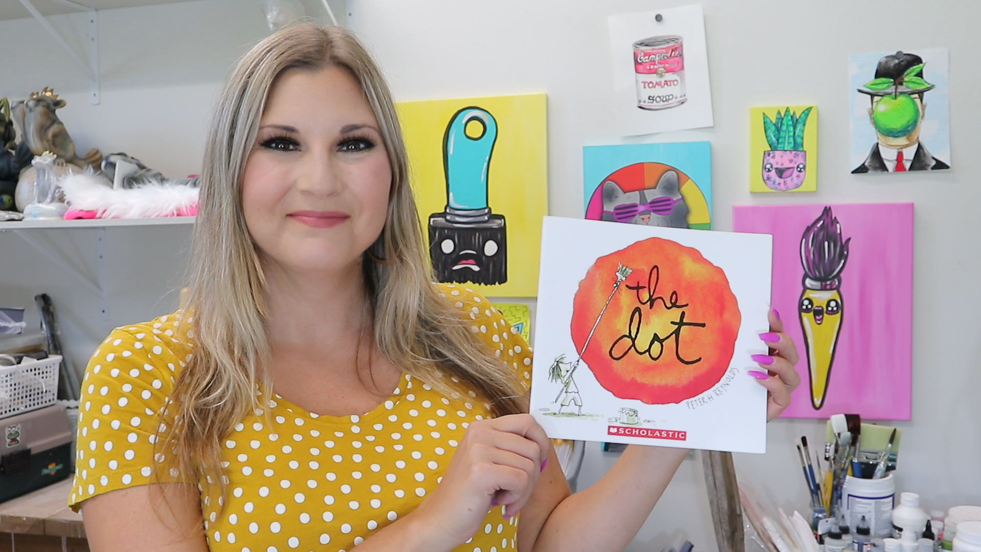 The Dot:  Dot Day Art Lesson Activity for Your Classroom