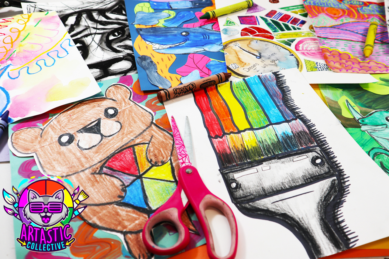 Back to School Art Lessons for Elementary and Middle School