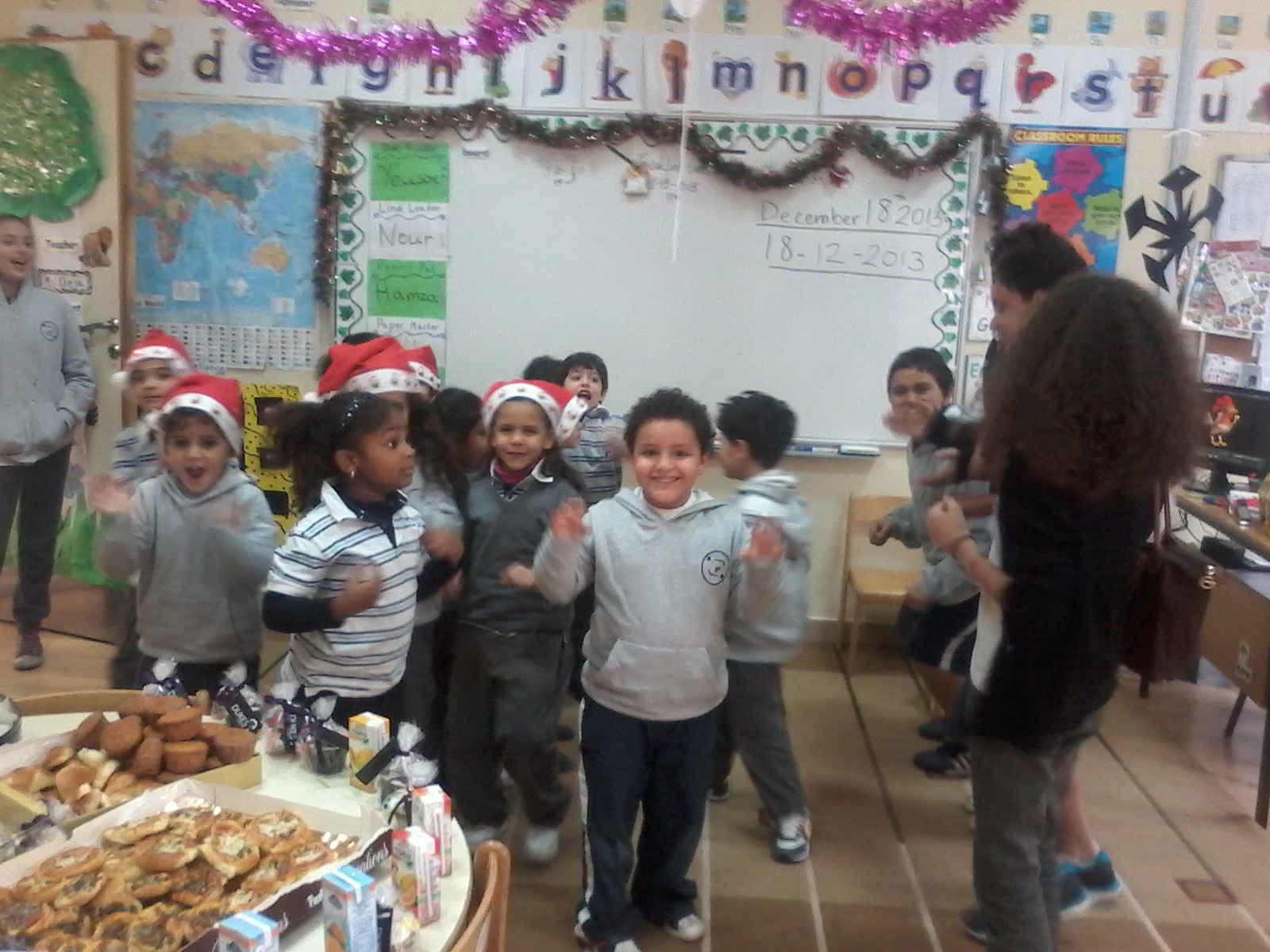 This couldn't have been a mini party without the parents and one chicken dance with Grade 7