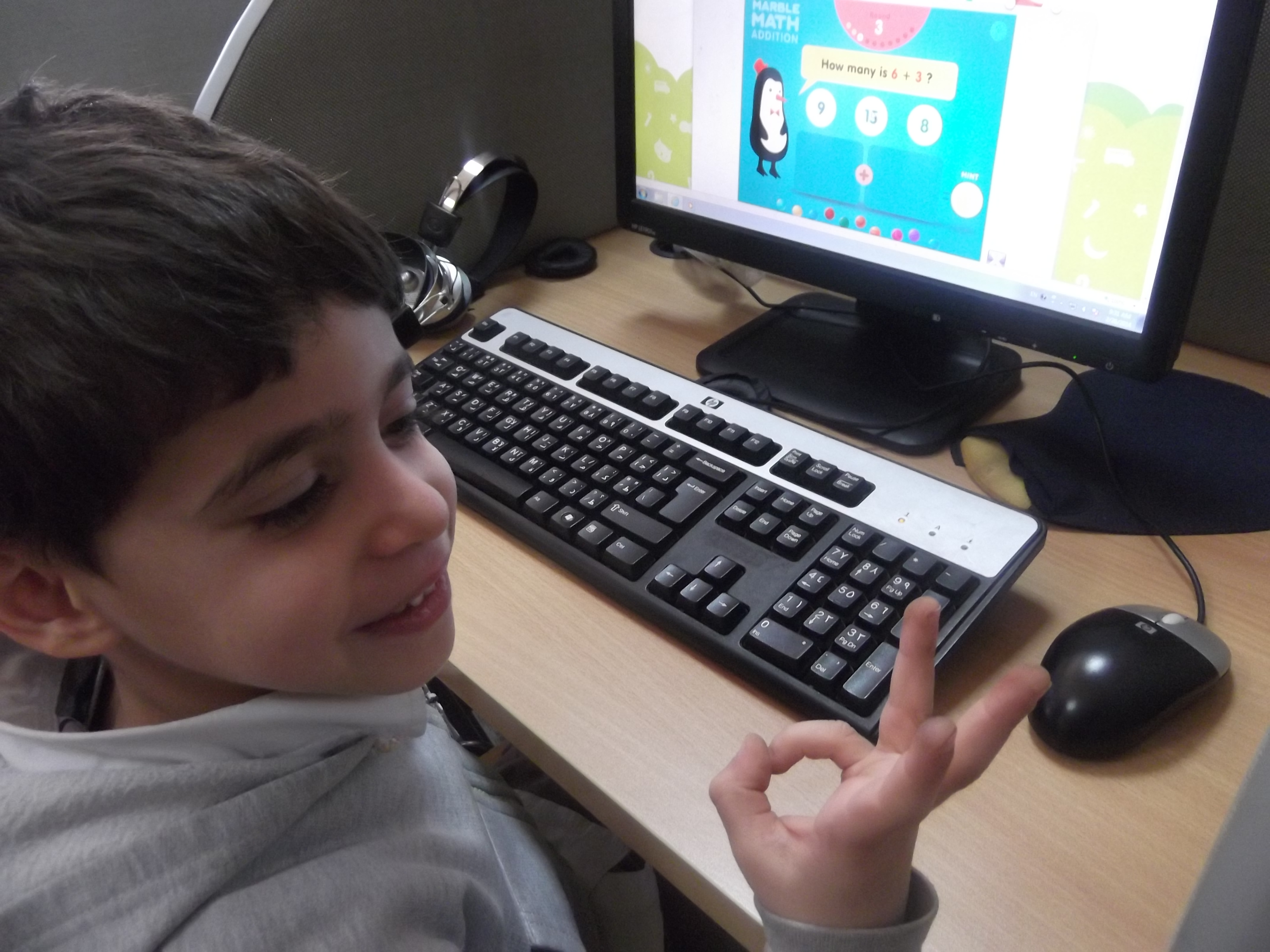 Wow! Ahmed is practicing Additon
