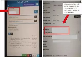 Imagem de drone usada na investigação do GAECO mostra equipamento que monitorava alvos da organização criminosa