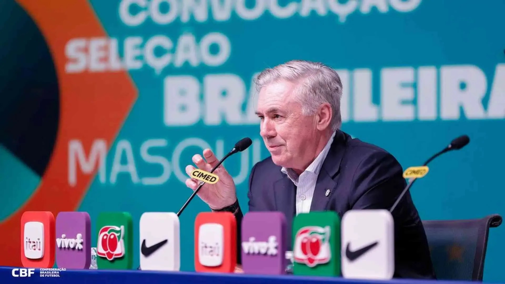 Convocação da seleção brasileira por Carlo Ancelotti com jovens talentos para amistosos pós-Copa