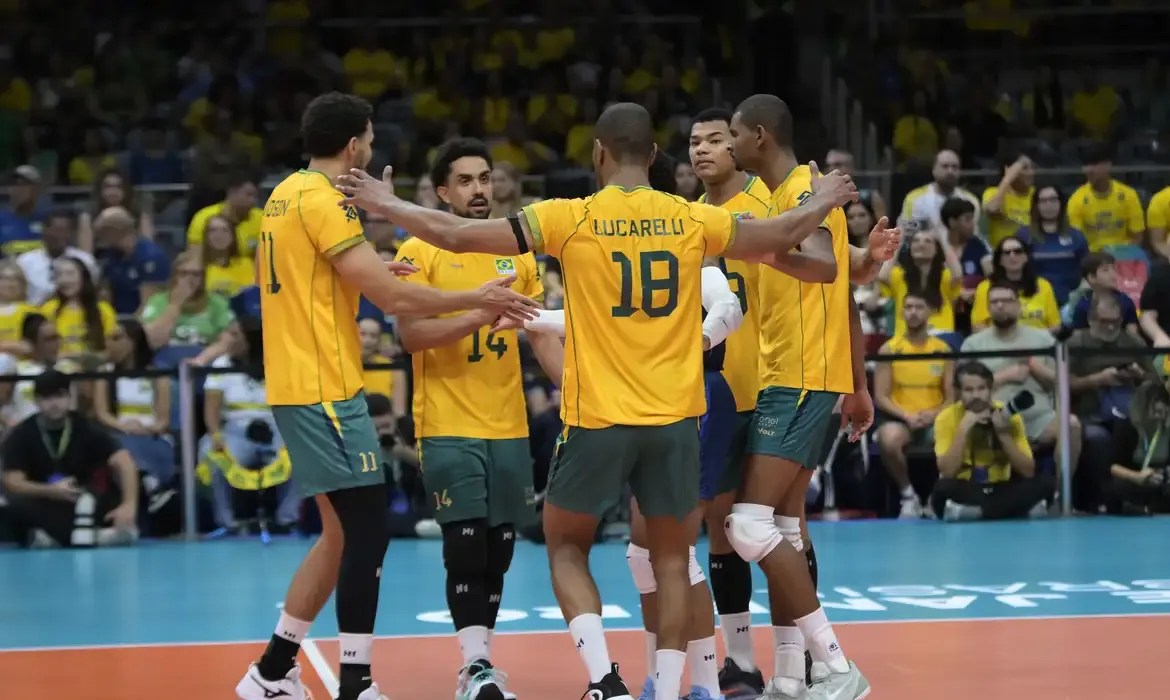 Brasil vence Venezuela e garante vaga no Mundial de Vôlei masculino de 2027