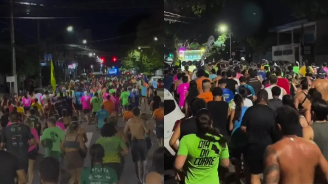 Dia do Corre leva corrida e ritmo à Rua Barão do Rio Branco, em Campo Grande