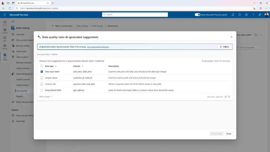 Microsoft Purview Data Governance becomes generally available on September 1st