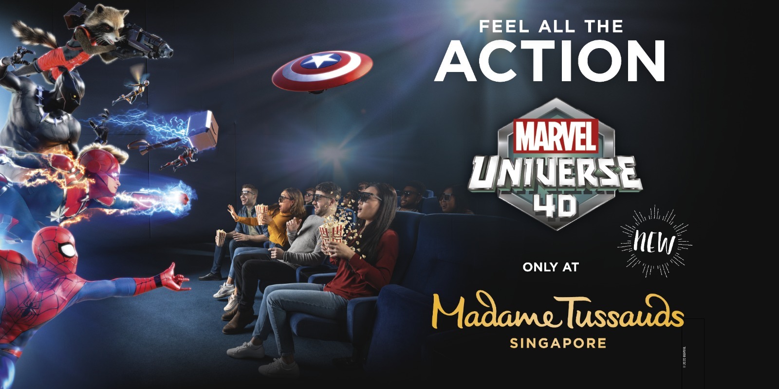 MARVEL 4D: Catch the 4D Marvel film at Madame Tussauds