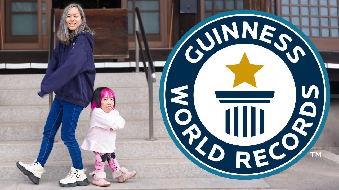Twins With Record Breaking Height Difference Sets Guinness World Record