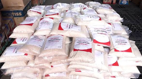 Bantuan Gempa NTT Terus Diperkuat, Pos Pendukung Logistik Nasional Distribusikan 198 Ton Bantuan