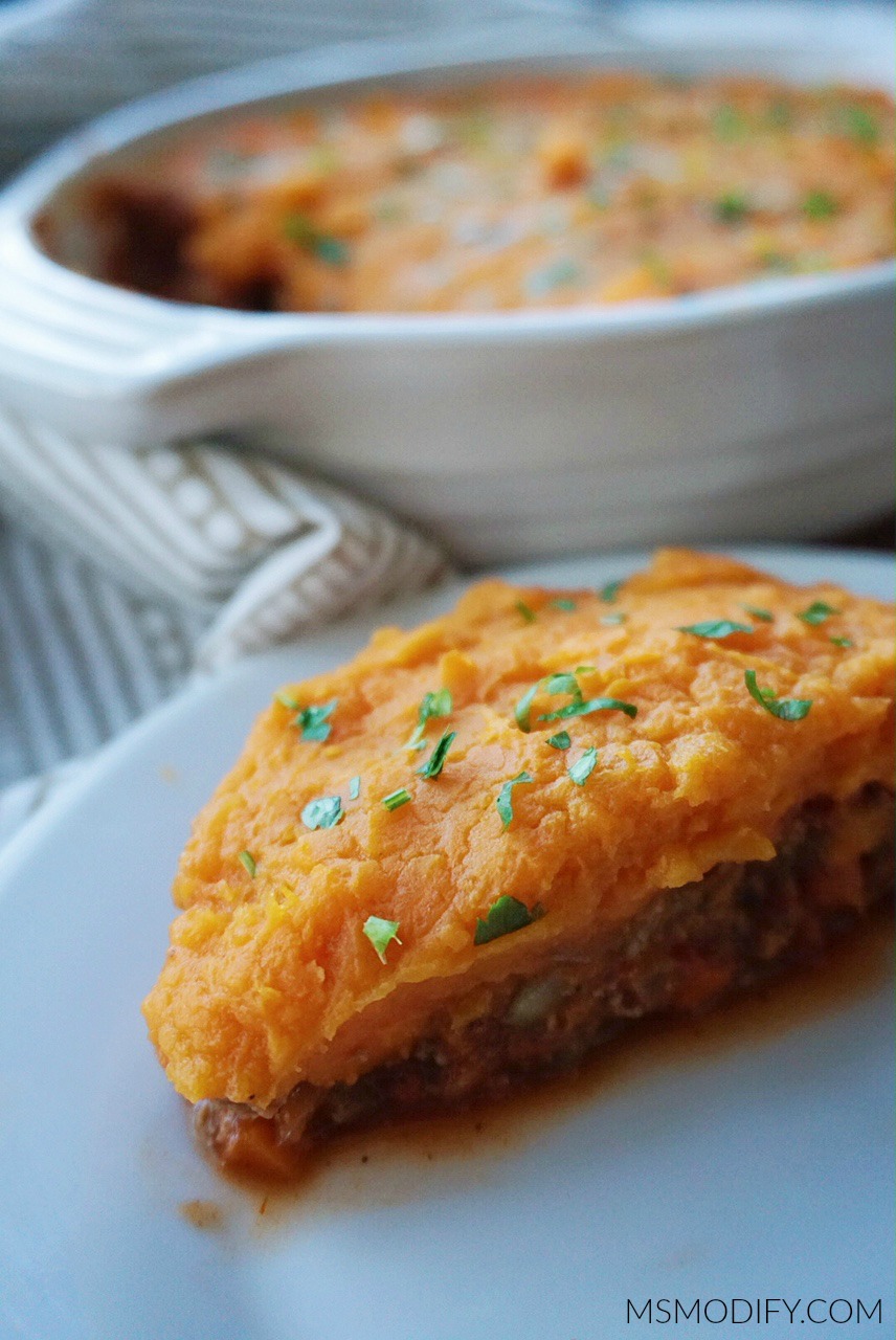 Sweet Potato Shepherd’s Pie MsModify