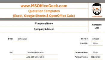 Quotation Templates