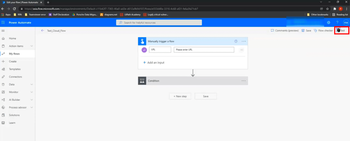 Testing Microsoft Power Automate flow