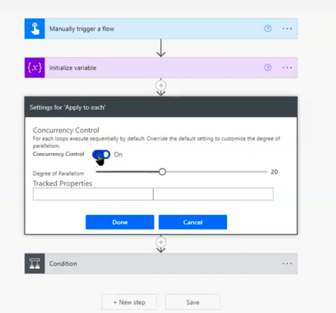 Turning on concurrency control for 