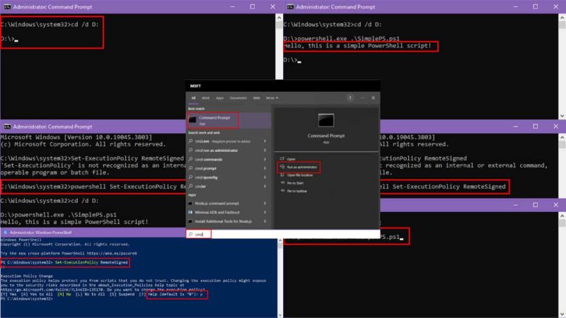 Run Powershell Script - Premium Gradient Pattern Gallery - High Resolution