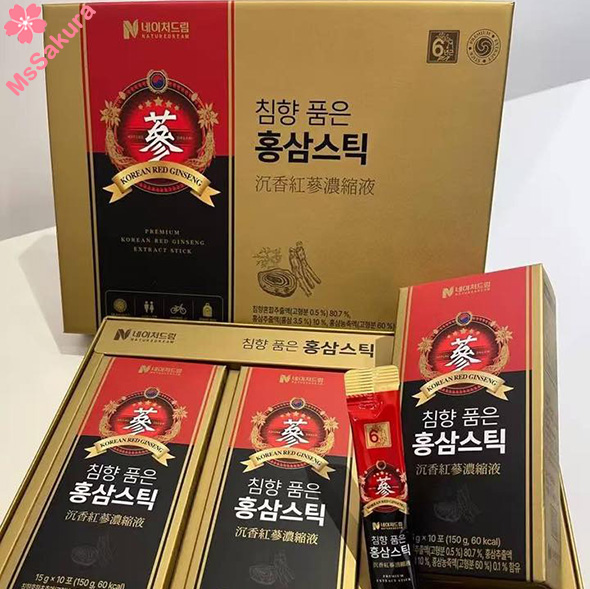 韓國Naturedream 6年根沉香紅參液15g*30條- MsSakura 專注品質生活