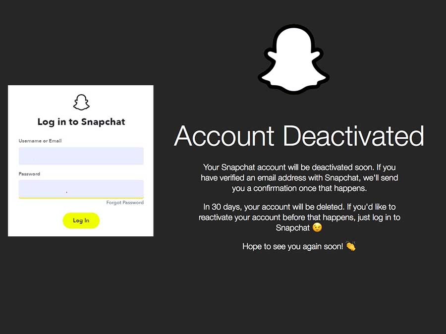 Deactivate Snapchat How to Delete Snapchat Account