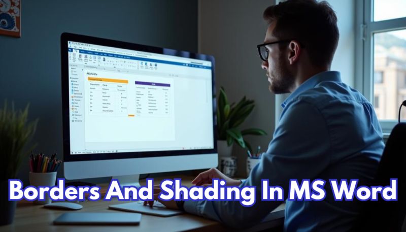 Ms Word Tutorials Table Border And Shading Ms Word Tutorial Bangla - Best Space Arts in Full HD