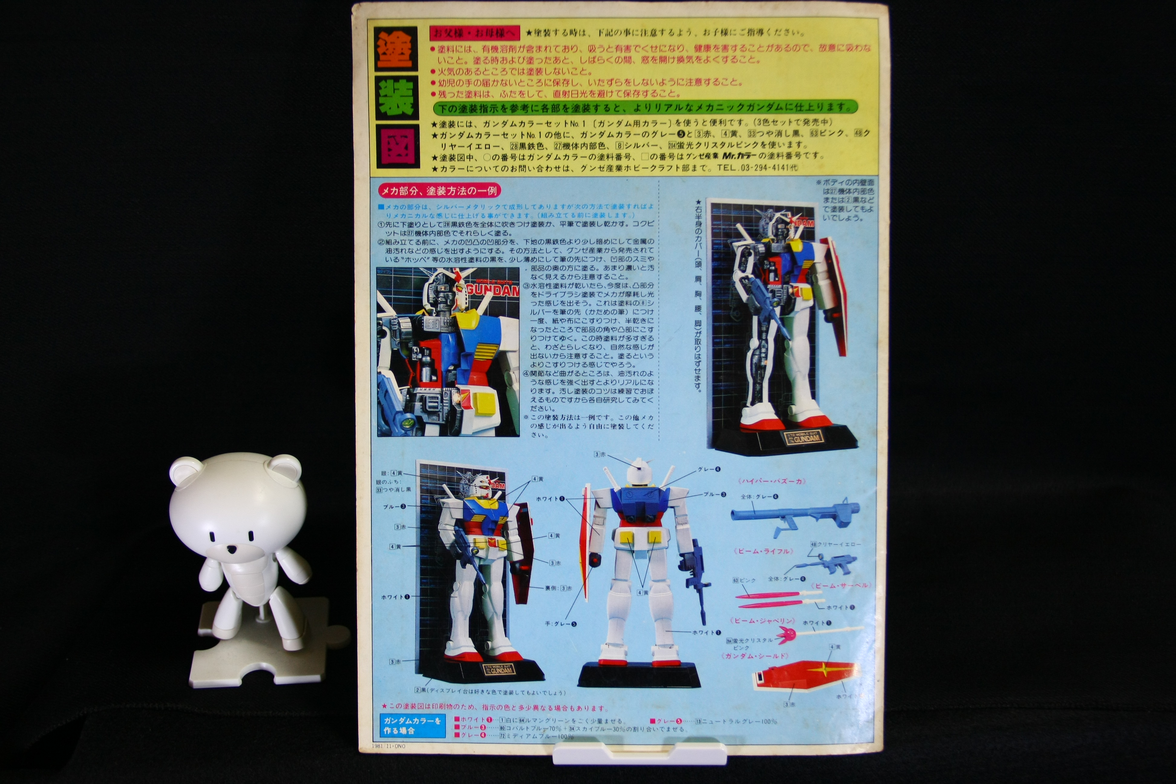 ガンダム 昔のプラモの設計図 | ガンダム中心で気ままに書きたいブログZ