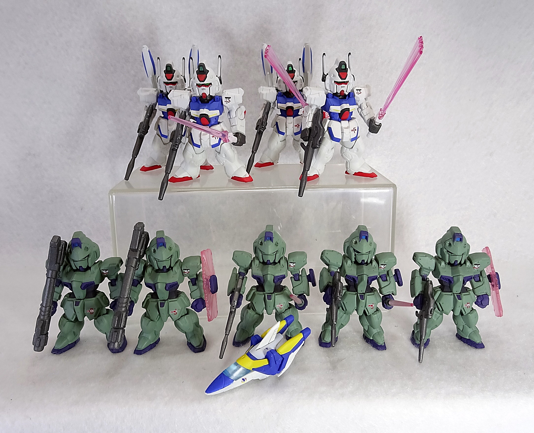 食玩 ガンダムコンバージ:CORE 機動戦士Vガンダム シュラク隊セット