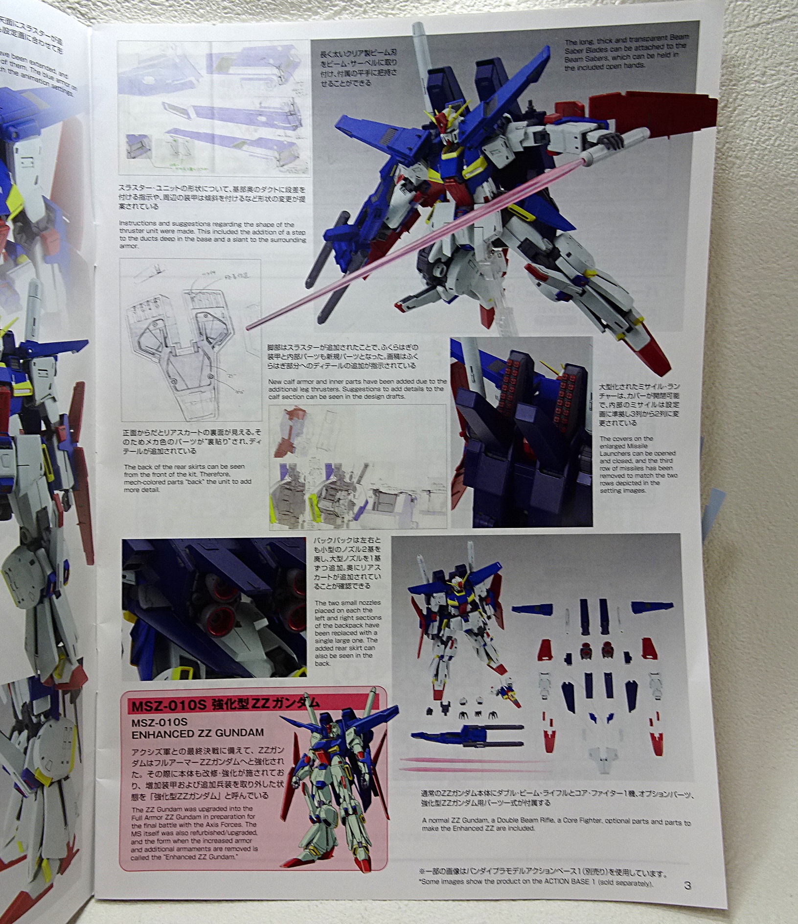 プレミアムバンダイ MG 強化型ZZガンダム Ver.Ka | ガンダム中心で