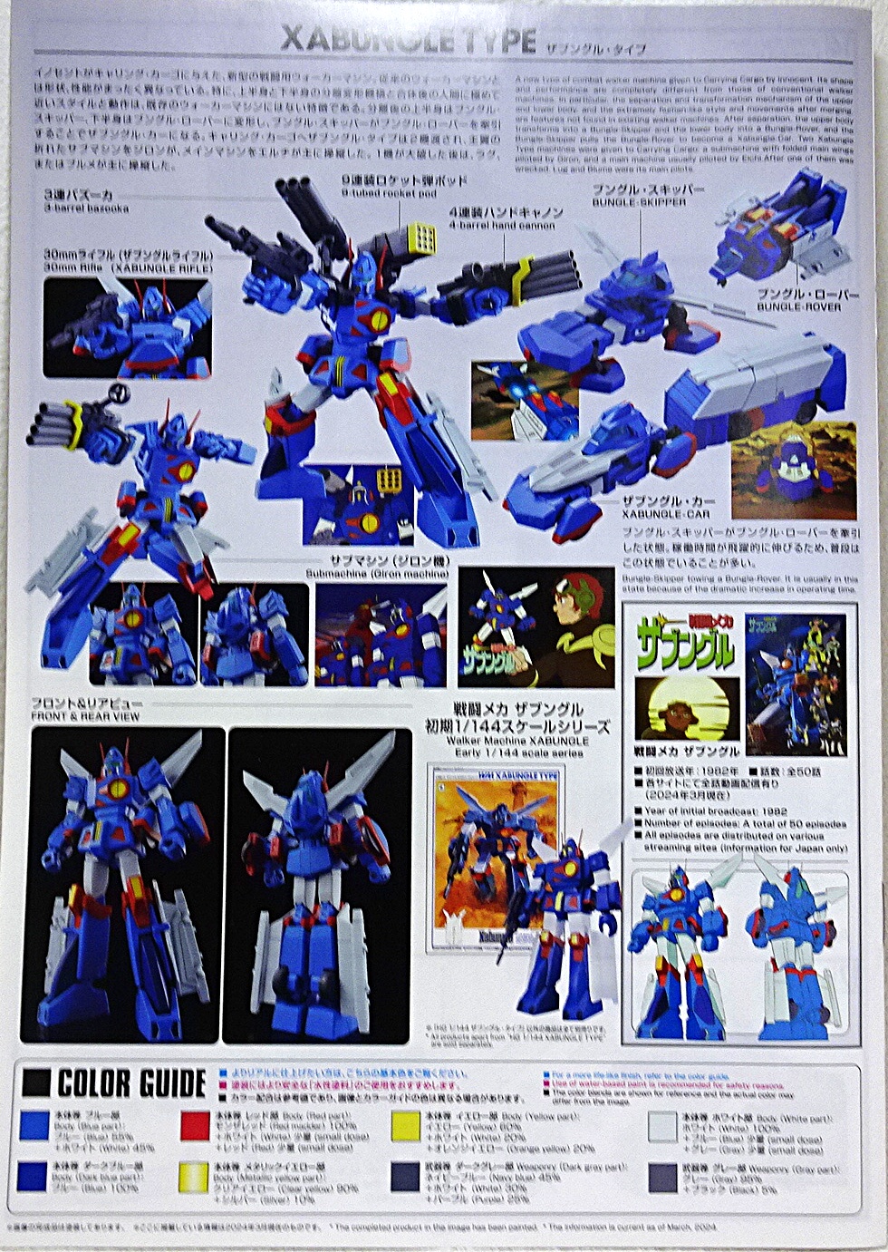 サンライズプラモコレクション HG 1/144 ザブングルタイプ | ガンダム
