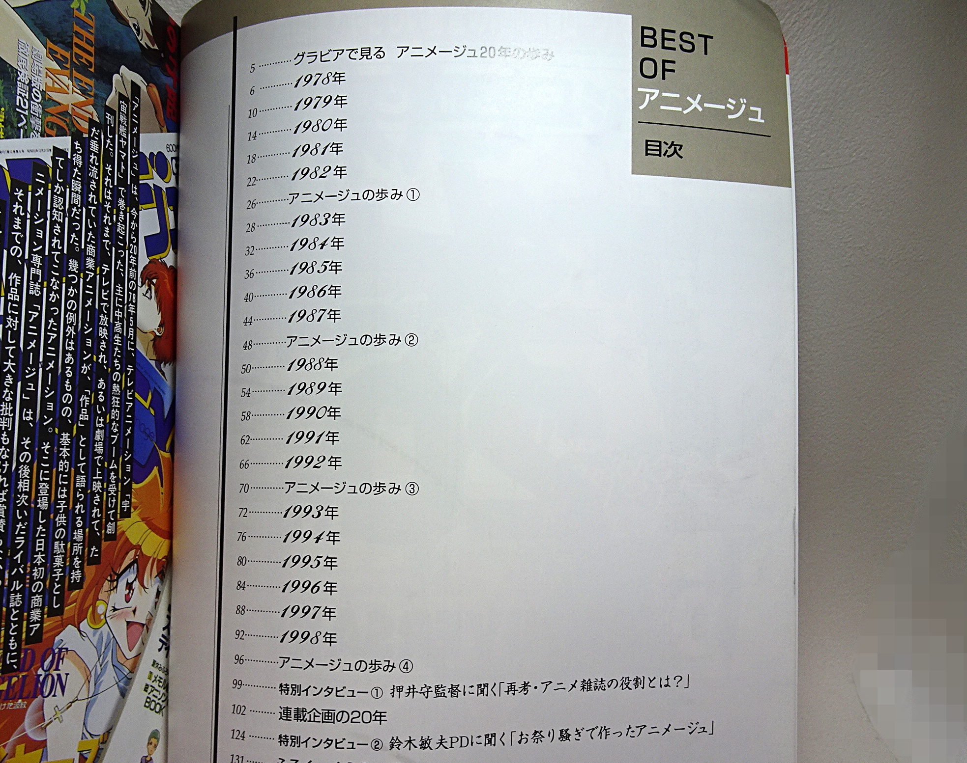 書籍 BEST OF アニメージュ 20th ANNIVERSARY アニメージュ・グラビア