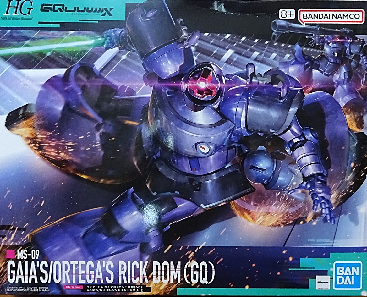 ガンプラ HGUC 1/144 機動戦士Gundam GQuuuuuuX リック・ドム ガイア機