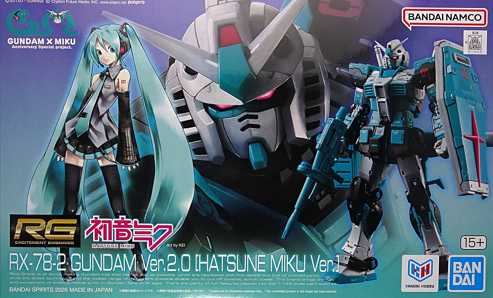 RG ガンダム 初音ミクVer. ゴッドガンダム 2種セット プレミアムバンダイ RG 1/144 機動戦士ガンダム Ver2.0 初音ミクVer