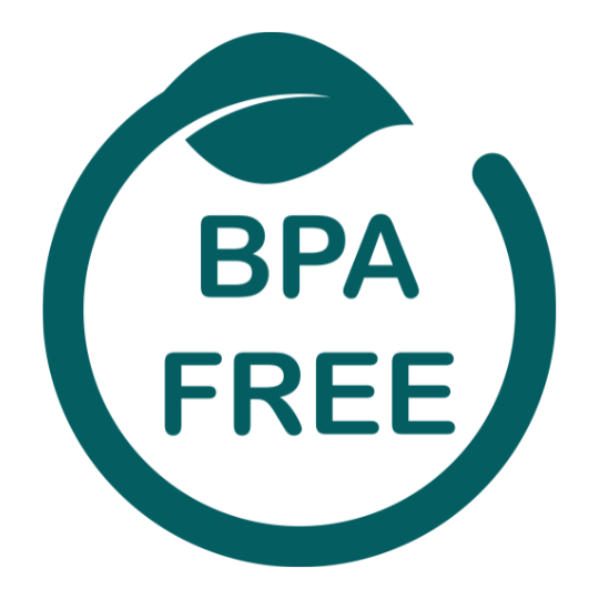 BPA-free logo with leaf symbol, emphasizing eco-friendly food handling solutions by MTA Products.