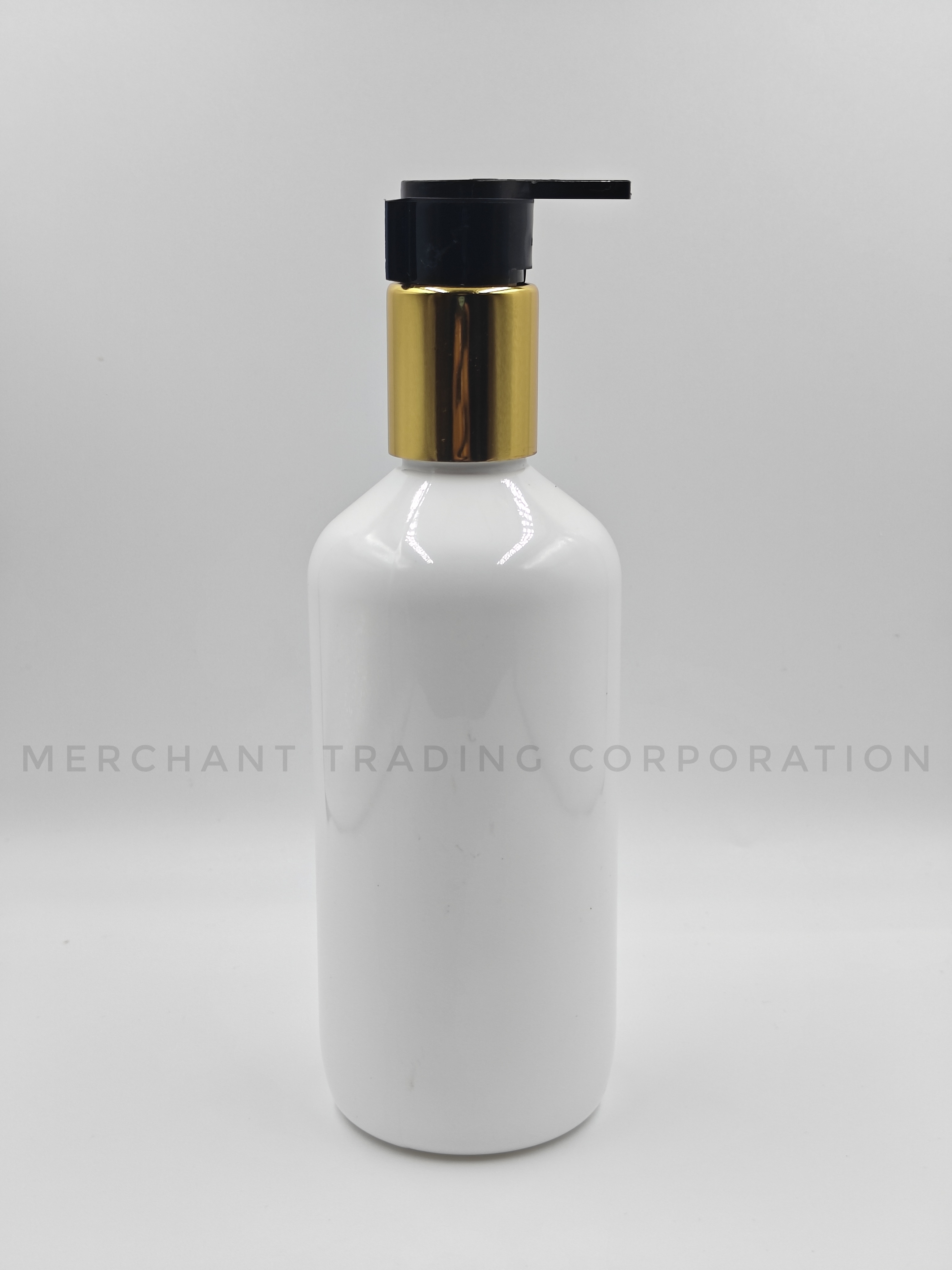 300ml Milky White Boston Pet Bottle
