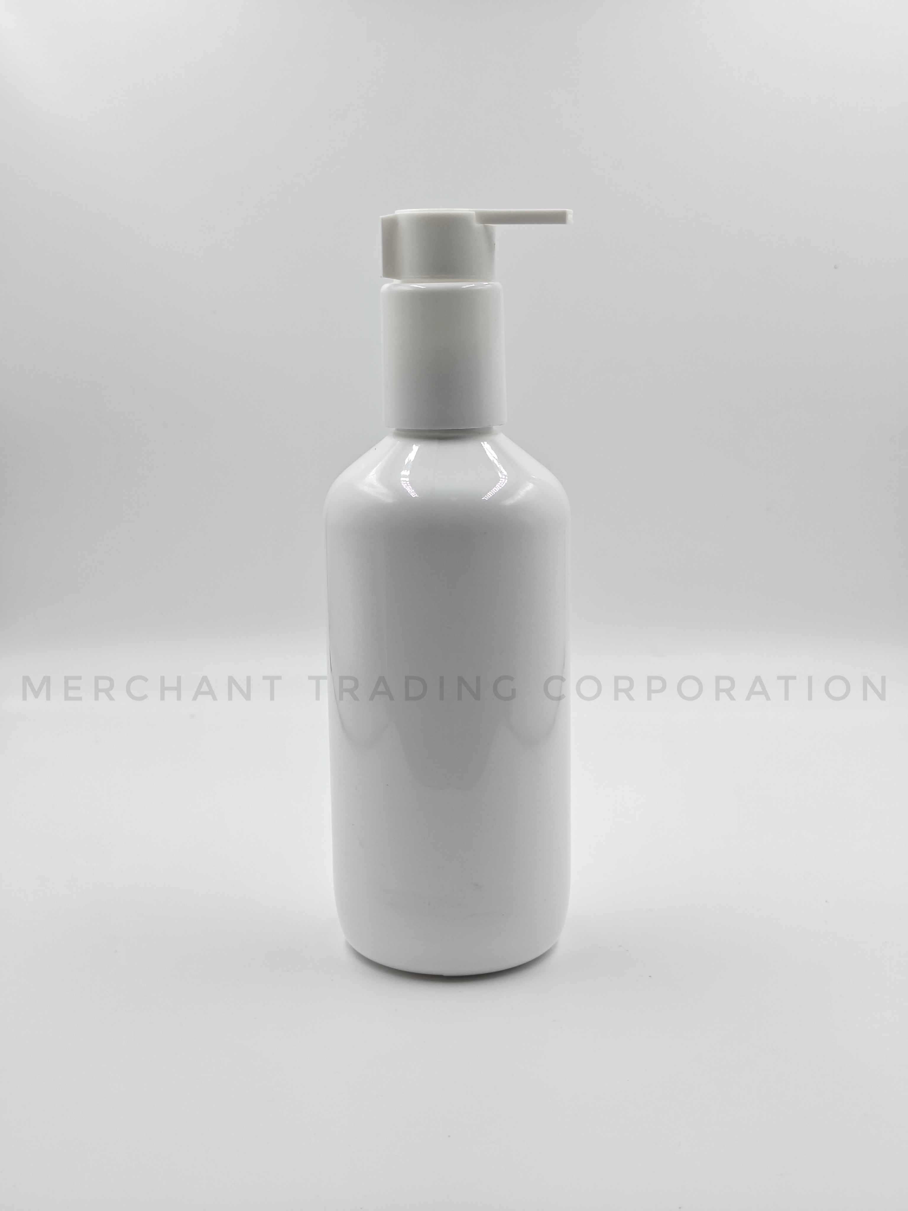 300ml Milky White Boston Pet Bottle