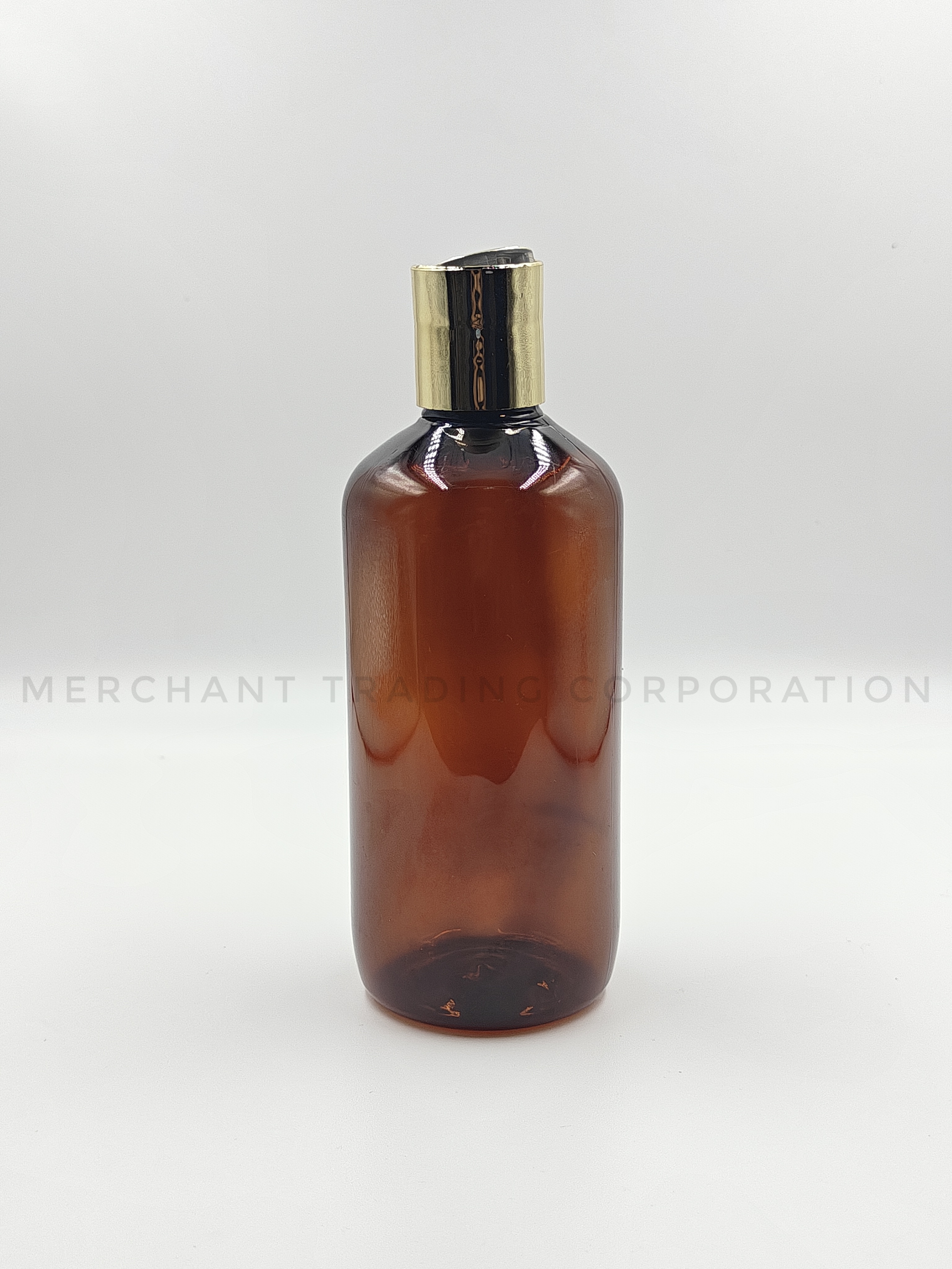 300ml Amber Boston Pet Bottle