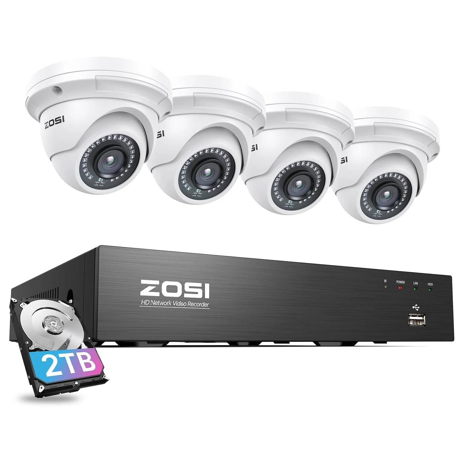 16 IP CCTV Camera Package Installation