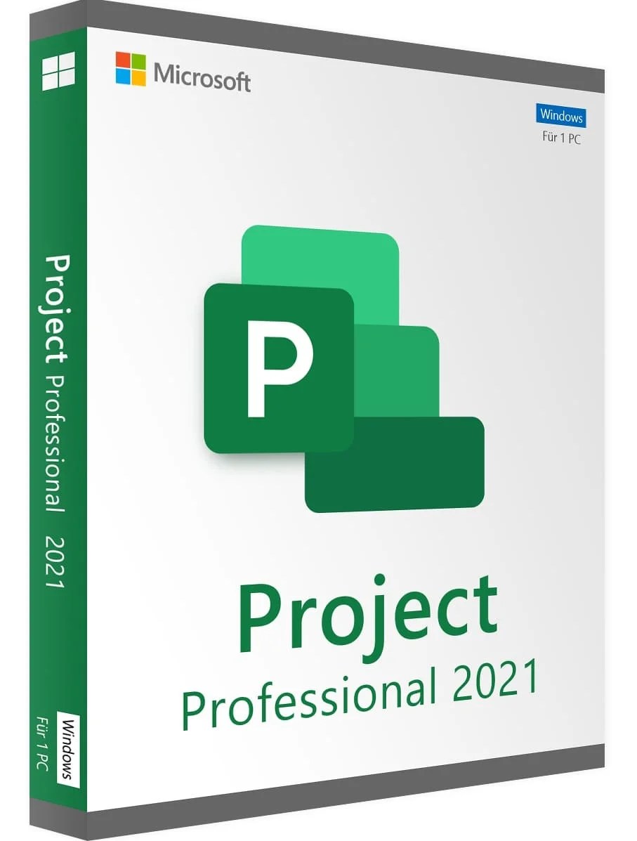 Microsoft Project Pro 2021, Win All Lng PK Lic Online DwnLd C2R NR