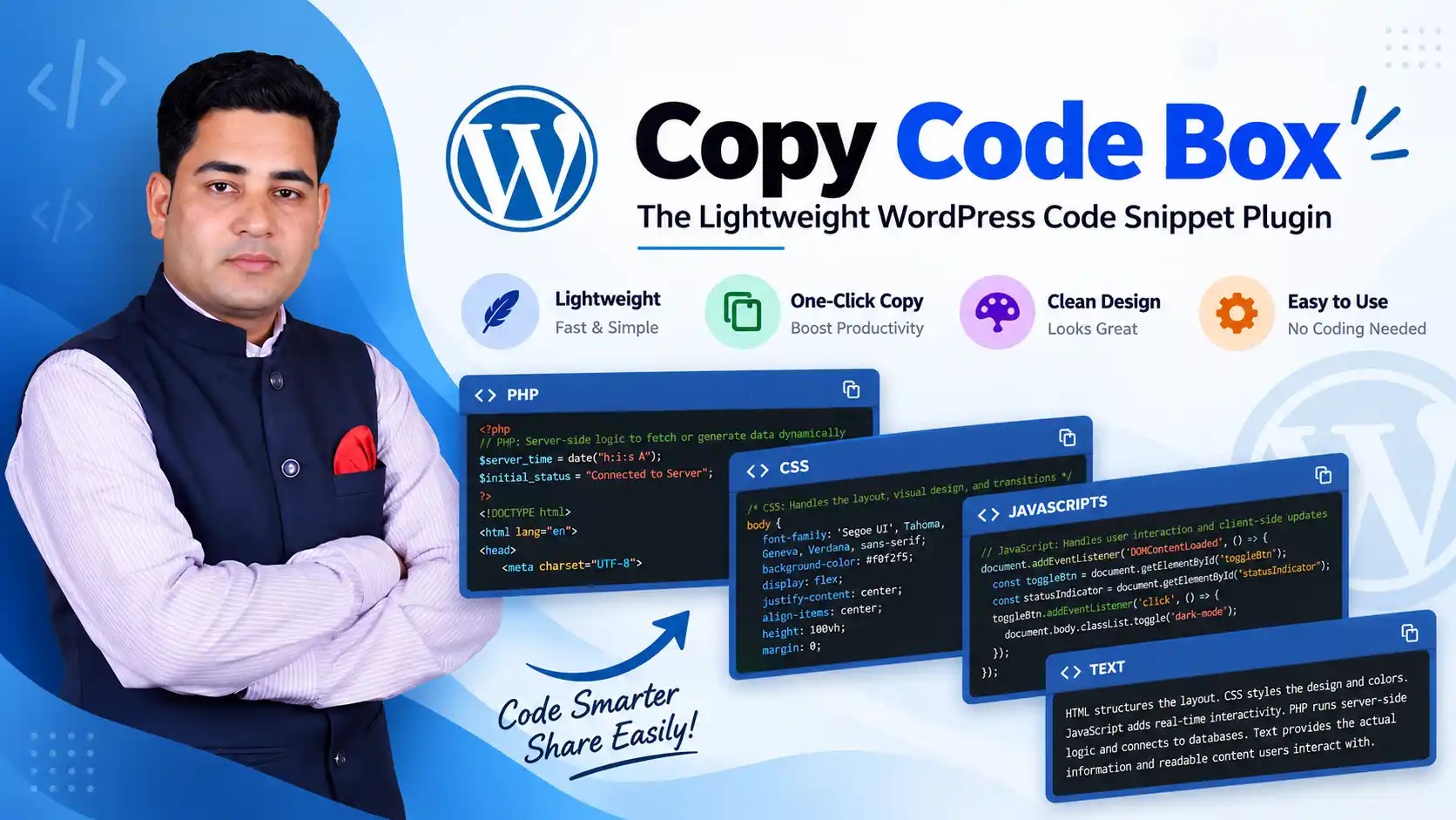 Copy Code Box - The Lightweight WordPress Code Snippet Plugin